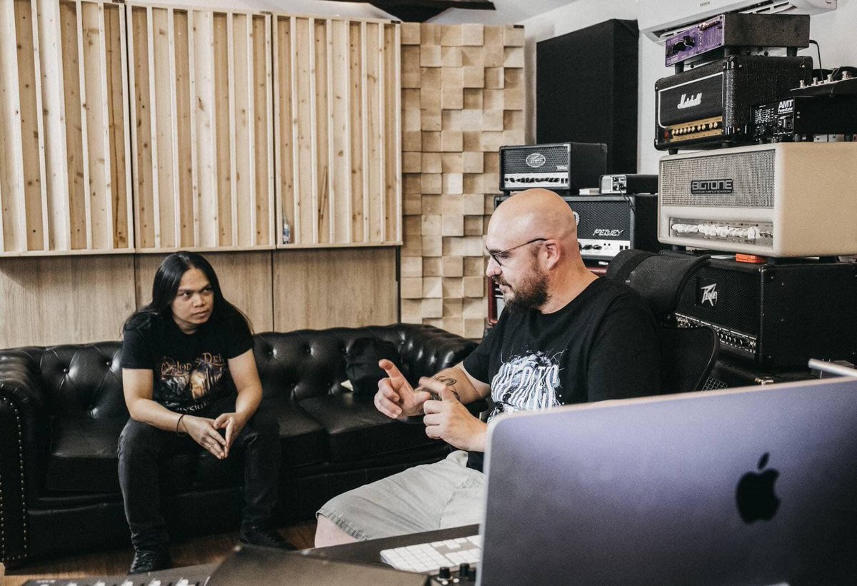 ArtGatesRecords's tweet image. ⚡ Biggie from @MelodiusDeite right now at #TheMixtery with #RaúlAbellán in the mixing and mastering phase for the upcoming album by the band ⚡

The band recently performed at #mastersofrock festival and is now preparing their ultimate opus to be unchained in 2024!