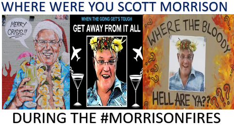 mryansisland's tweet photo. @lesstenny @ScottMorrisonMP on the run from #Greecewildfires #Fires freak out the #TheStainOfTheShire He doesnt hold a hose #Scomo looking for better #PhotoOps Who can forget the #MorrisonFires https://t.co/bqHmZxG2of