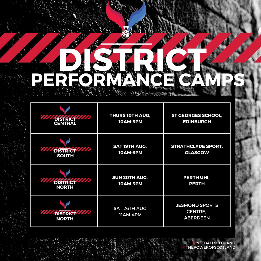 NetballScotland's tweet image. Netball Scotland introduces Performance Camps 🏐

Head to our website for all the information and to book your place:
ow.ly/Qrik50PjcCP

Book Now: bit.ly/PerfCamps2023

#netball #powerofscotland #pathway