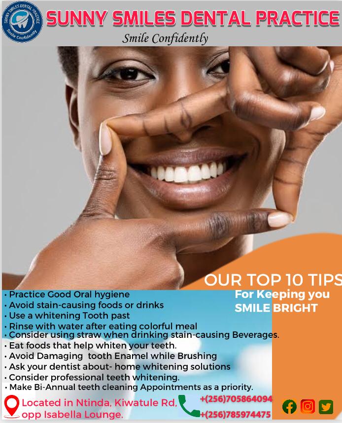 SmilesPractice's tweet image. We are here to help you have a great smile. We provide you with dental practices that help to keep your teeth clean. 
Find us in Ntinda, Kiwatule Rd opp Isabella lounge.
For appointment call 0705864094
#dentalcare #dentalpractice #SeattleTSTheErasTour #EleccionesGenerales2023