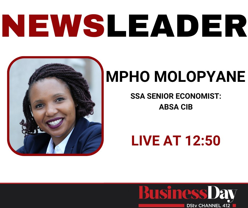 BusinessDayTV's tweet image. COMING UP ON #BUSINESSLUNCH:

We delve into @FitchRatings' revision of Kenya's outlook to Negative with SSA Senior Economist at @Absa_CIB, @mpho_tsebe. 

Catch it live.

Only on DStv #Channel412 with @Nolu_MM.