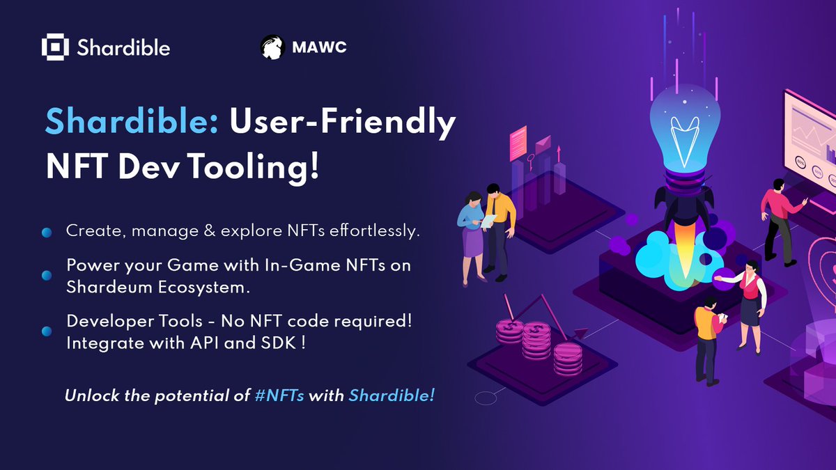 shardible's tweet photo. ๐#Shardible: User-Friendly NFT Dev Tooling! ๐
๐จCreate, manage & explore NFTs effortlessly.
๐น๏ธPower your #Game with In-Game NFTs on @shardeum Ecosystem.
โ๏ธ Developer Tools - No NFT code required! Integrate with API and SDK !
Unlock the potential of #NFTs with @shardible! https://t.co/U4j4hQGwo1