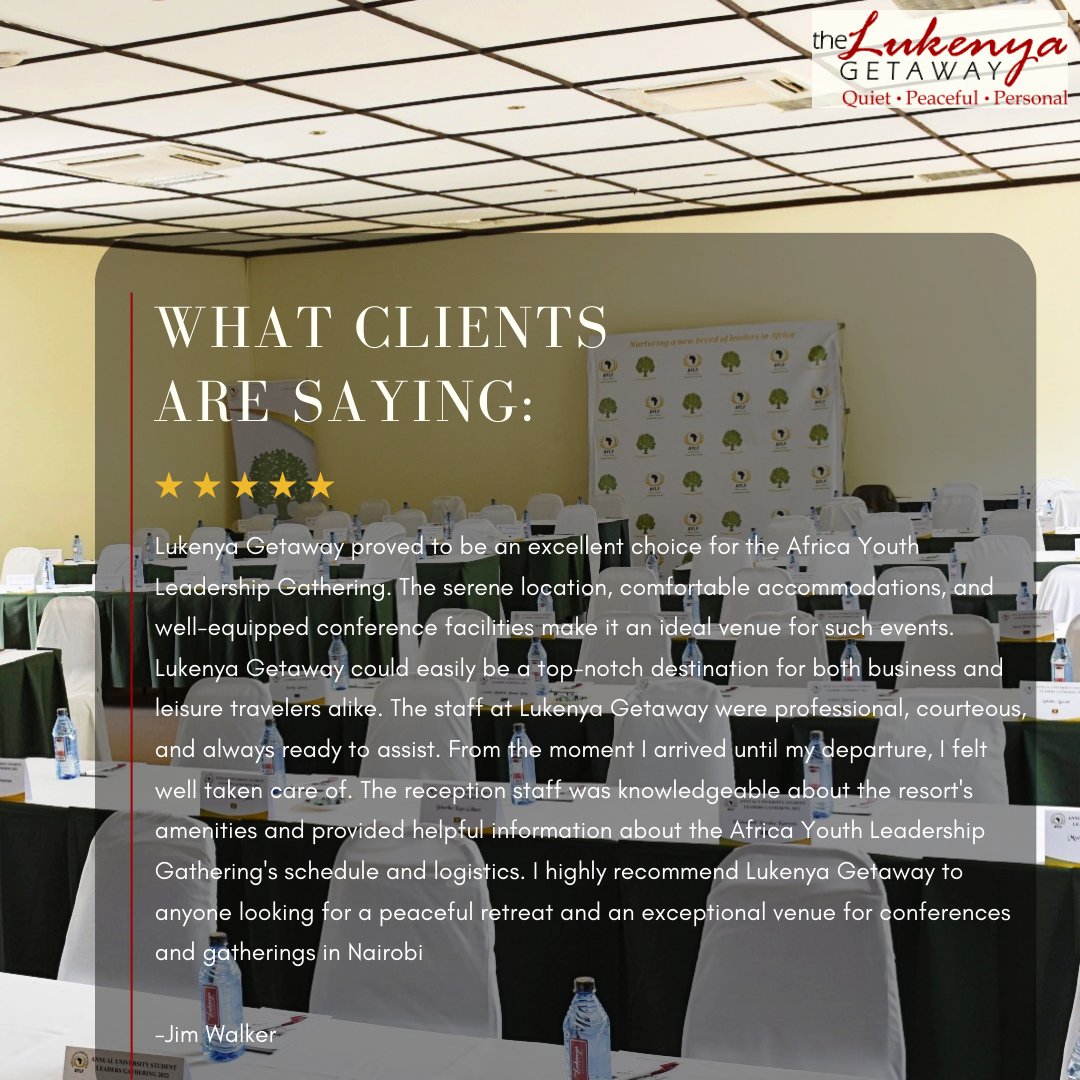 🌟 Serene location, exceptional venue!

Whether its a corporate event or just a family weekend escape, we'll make sure you get the most out of your stay.

We'd love to hear from you! Share with us your feedback on Tripadvisor through: ow.ly/6IFm50Ot4sI