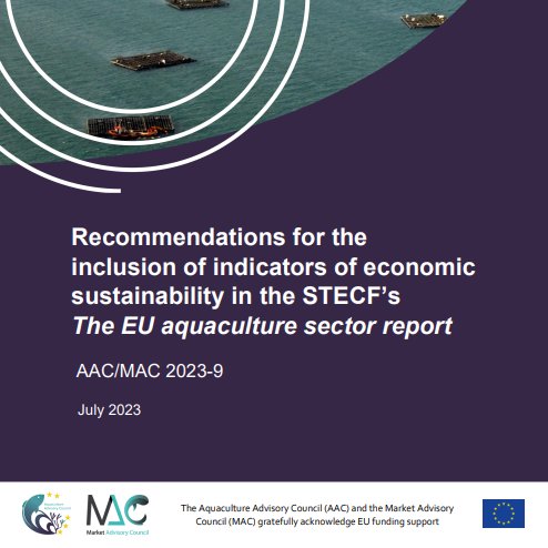 aac_europe's tweet photo. 𝗡𝗲𝘄 𝗷𝗼𝗶𝗻𝗲𝗱 𝗥𝗲𝗰𝗼𝗺𝗺𝗲𝗻𝗱𝗮𝘁𝗶𝗼𝗻 with @MarketAC_EU for the inclusion of indicators of economic #sustainability in the #STECF’s The EU #aquaculture sector report🌊📊 https://t.co/zL8zw3uLEu https://t.co/aDfefPW9o3