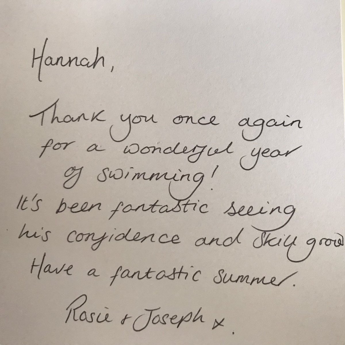 Will miss teaching my baby and toddler #swimming classes over the summer holidays - especially when they're so warmly appreciated...

#loveswimming #swimmers #swimmerslife #babyswimming #Swim #babyswimminglessons #swimminglessons #toddlerswimming #learntoswim #waterconfidence