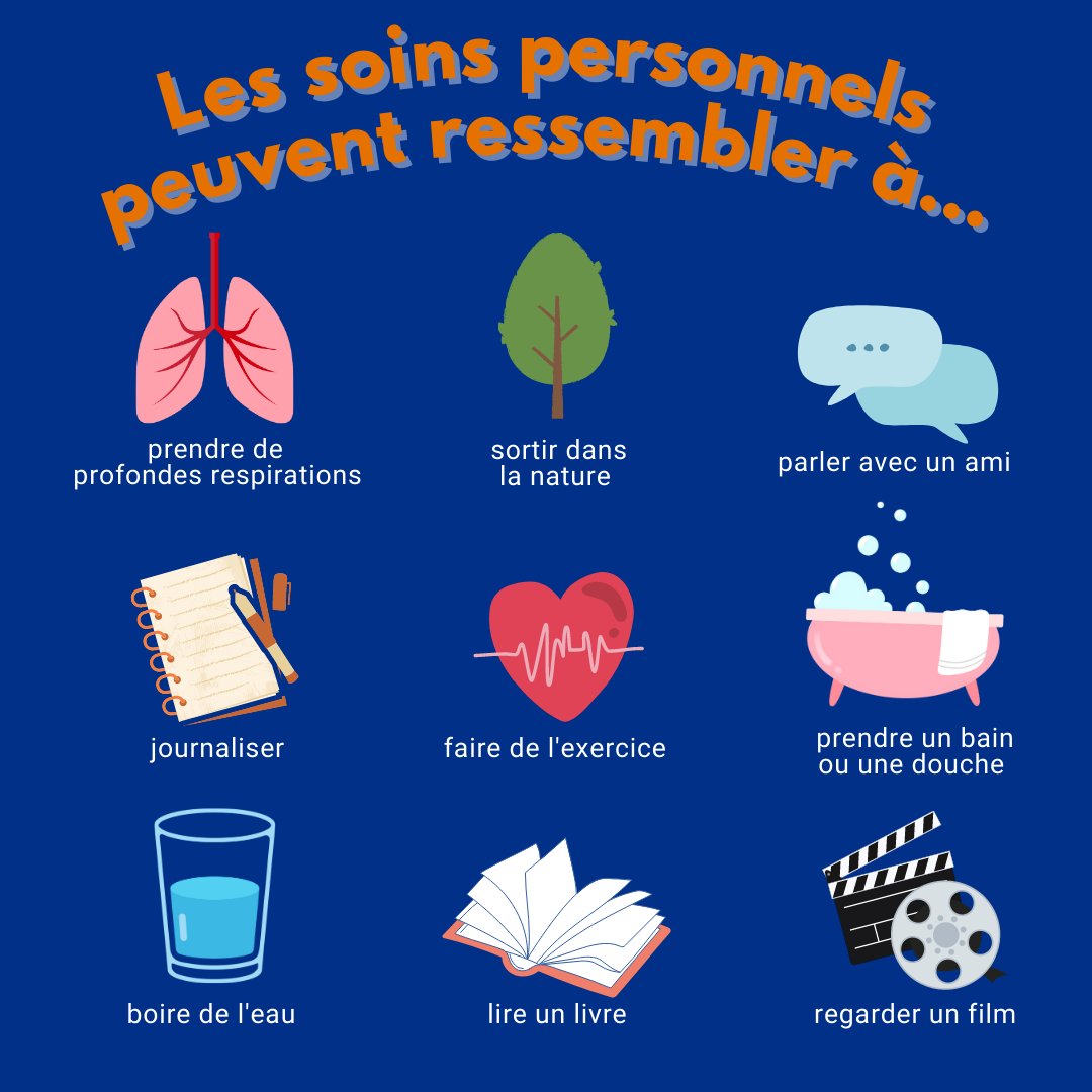 Aujourd'hui, c'est la Journée internationale des soins personnels! Le cheminement avec un trouble neurocognitif peut être difficile. Bien que les soins personnels soient une chose individuelle, nous voulions partager quelques conseils qui pourraient vous aider!