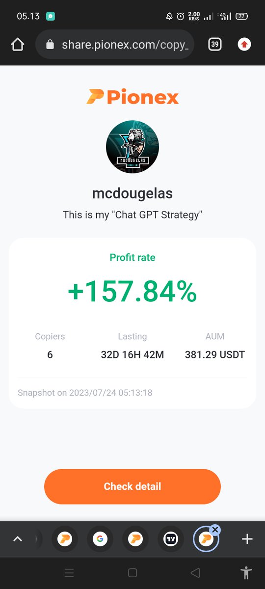 mcdougelas's tweet photo. @rovercrc Invest to copybot 🤖 https://t.co/PR8KvDK8qb