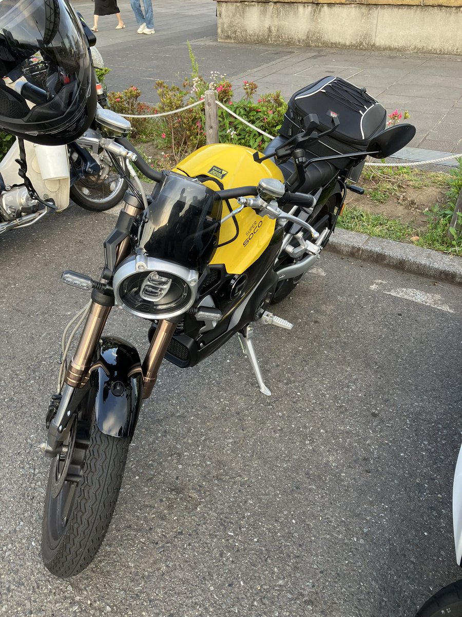 morseidol's tweet image. 電動バイクを買いましたが、まだ時代が早かったみたいです。
充電するところがありませんw
#電動バイク
#XEAM 
#TCMAX