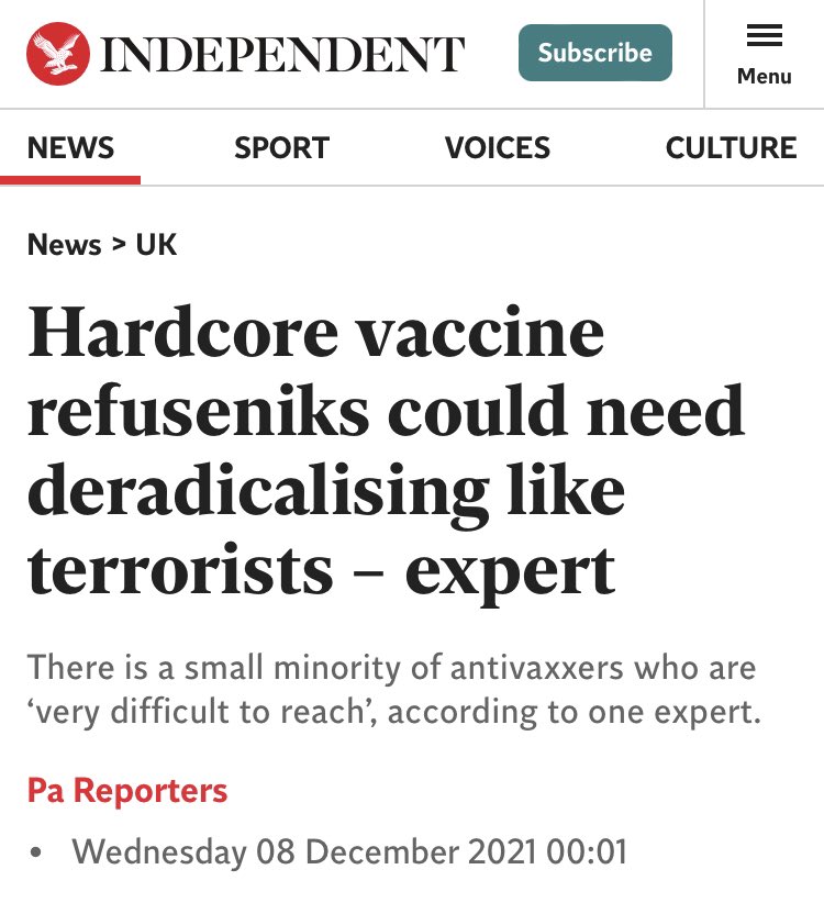 BohemianAtmosp1's tweet image. I will never forget how people like me were portrayed because we chose not to have a series of dangerous vaccines we didn’t want or need.