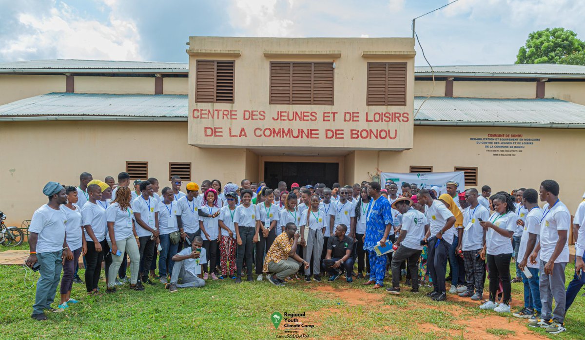 Du 19 au 23 juillet dernier, <a href="/FrejusDougou/">Tchoroué Fréjus DOUGOU</a> a participé à la 4ème édition du Camp Climat Régional des Jeunes dans la commune de Bonou, organisé par <a href="/ADCEJinter/">ADCEJ</a>.

#wasexo #JeunesseEngagée #CampClimatJeunes #RYCC2023 #ActionClimatique #ValléedelOuémé #Camping #Jeunes #nanto