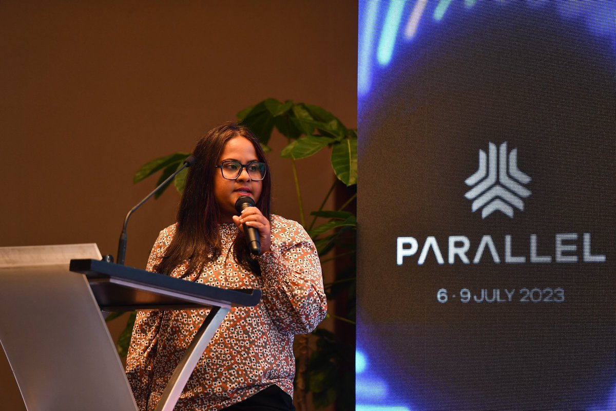 WomenInFvm's tweet photo. WIF joined the Parallel event that unites global innovators, policy makers, startups, investors, researchers, and organizations to discuss, educate, network, and work together to find solutions to our most pressing issues ‼️
🧵1/3
#ParallelEvent #Maldives https://t.co/i8isO2RtMP