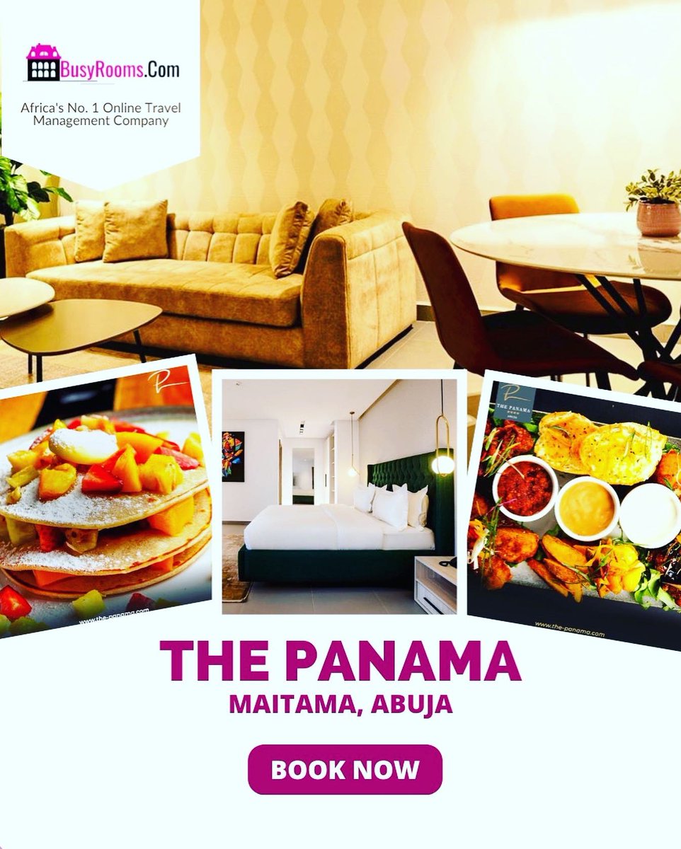busyrooms's tweet photo. The only Panama in FCT…come and experience class hospitality. https://t.co/GVfWBb2C6A