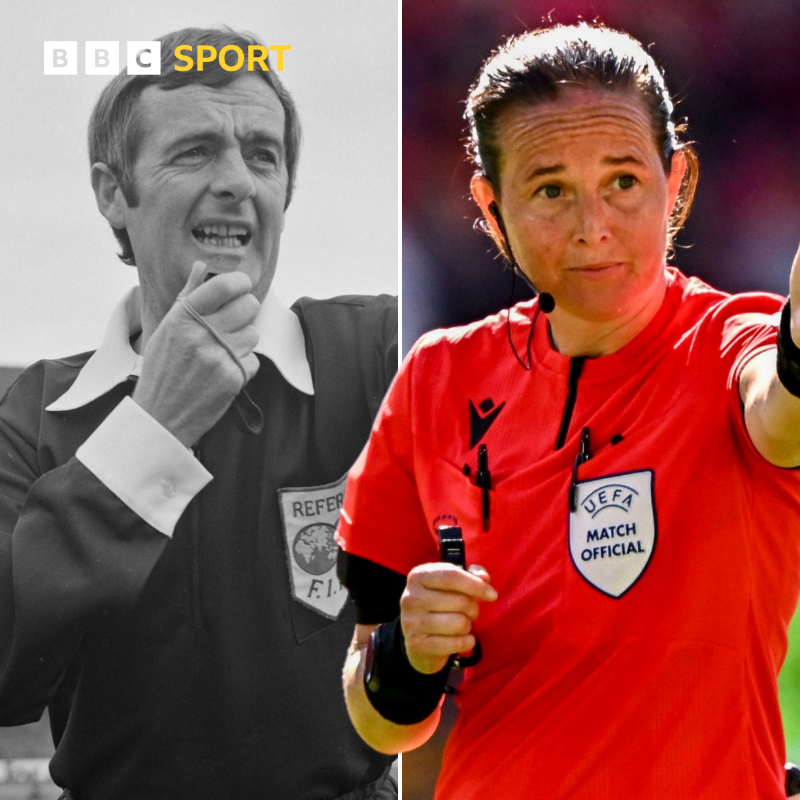 BBCSportWales's tweet photo. 📅 1978 - Clive Thomas
📅 2023 - Cheryl Foster

A Welsh referee will officiate a World Cup match for the first time in 45 years today!

Cheryl Foster takes charge of Brazil vs Panama in Adelaide at 12pm 👏 

#BBCFootball | #FIFAWWC