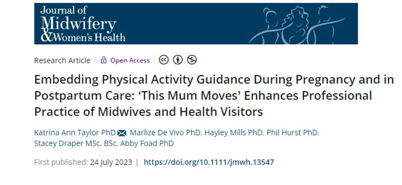 Dr Hayley Mills (@drhbomb) on Twitter photo Published open access today! <a href="/SpExSci_CCCU/">Sport, Exercise & Rehab Sciences</a> @spear_news @Phil_Hurst1 <a href="/KatrinaTaylor24/">Dr Katrina Taylor</a> <a href="/marlizedv/">Dr Marlize De Vivo</a> <a href="/DraperStacey/">Stacey Draper</a> <a href="/PregnancyActive/">ActivePregnancyFoundation</a> <a href="/_ukactive/">ukactive</a> <a href="/iHealthVisiting/">iHV</a> <a href="/Sport_England/">Sport England</a>
onlinelibrary.wiley.com/doi/10.1111/jm… Published open access today! <a href="/SpExSci_CCCU/">Sport, Exercise & Rehab Sciences</a> @spear_news @Phil_Hurst1 <a href="/KatrinaTaylor24/">Dr Katrina Taylor</a> <a href="/marlizedv/">Dr Marlize De Vivo</a> <a href="/DraperStacey/">Stacey Draper</a> <a href="/PregnancyActive/">ActivePregnancyFoundation</a> <a href="/_ukactive/">ukactive</a> <a href="/iHealthVisiting/">iHV</a> <a href="/Sport_England/">Sport England</a>
onlinelibrary.wiley.com/doi/10.1111/jm…