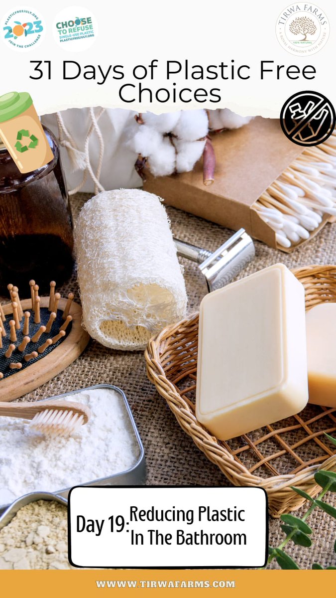 tirwafarms's tweet image. Reducing plastic in the bathroom. 
#PlasticFreeJuly #refusereducereuse #smallstepsbigdifference #tirwafarms