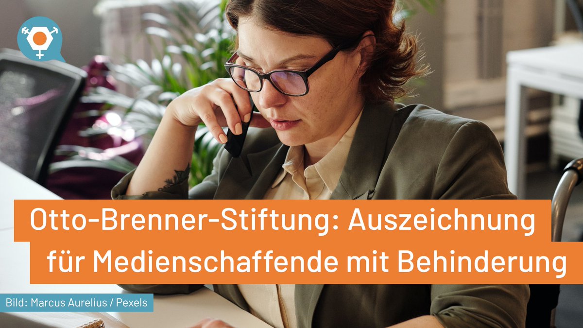 Weil Menschen mit #Behinderung im #Journalismus bislang in Redaktionen wenig repräsentiert sind, ihre Perspektive für die #Gesellschaft aber wichtig ist, zeichnet die <a href="/OBSFrankfurt/">Otto Brenner Stiftung</a> Medienschaffende mit Behinderung aus. Die Ausschreibung endet am 30.09.
journalismus-preis.org
