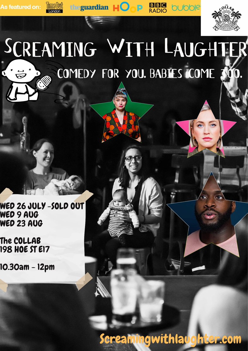 Screaming With Laughter (@screamwithlaugh) on Twitter photo Our first show <a href="/TheCollabLondon/">The Collab.</a> thei Wednesday is SOLD OUT . So make sure you get your ticket for our August show on 9th August . Our first show <a href="/TheCollabLondon/">The Collab.</a> thei Wednesday is SOLD OUT . So make sure you get your ticket for our August show on 9th August .