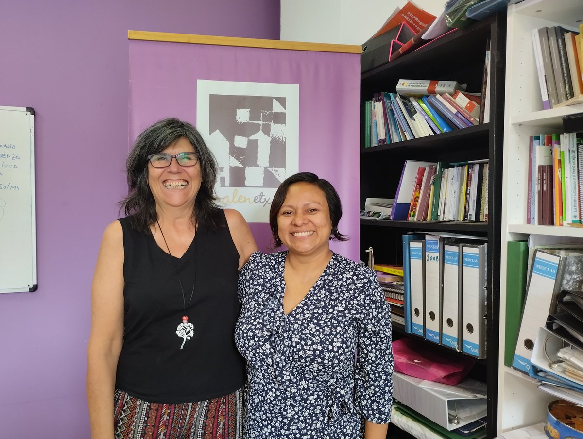 @Silviacarriz132 , @Malenetxea1 , recibe la visita de  @LasMigrantas , @Maryoritgg  en Zumaia. Momentos de intercambio de experiencias de mujeres migradas.