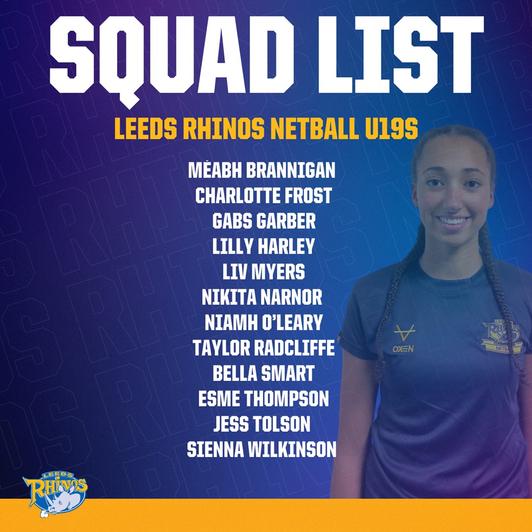 RhinosNetballSL's tweet image. Good luck to our three teams who are competing in the NPL Tournament this week in Nottingham 🍀

#TeamRhinos