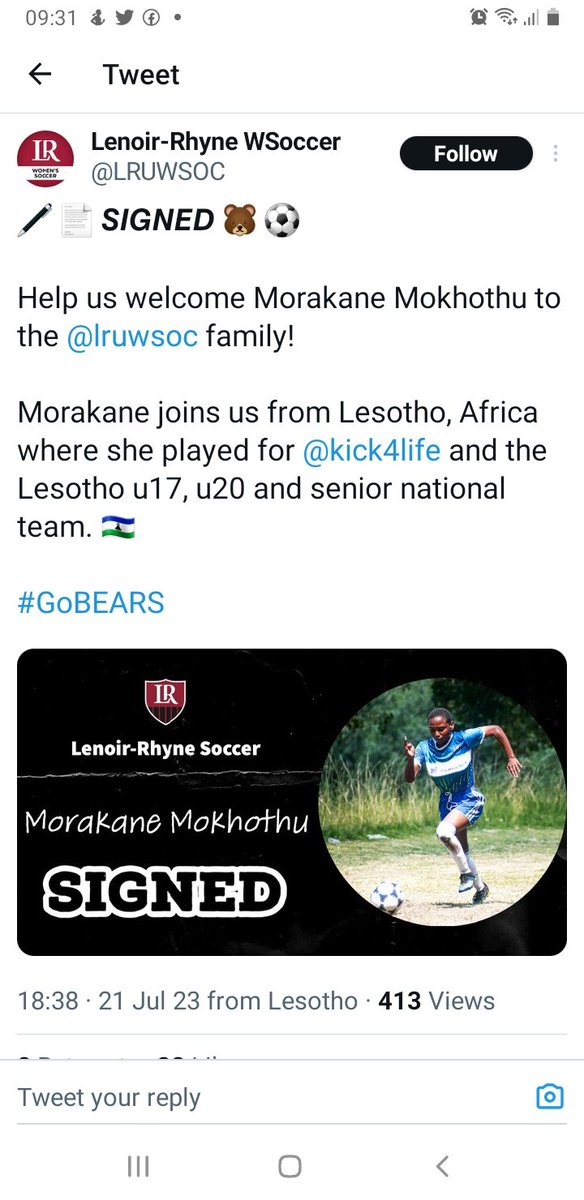 _WhyDE's tweet image. On The Voice  @SkyAlpha_HD today between  1100-1200 
We been on Morakane Mokhothu's journey to @lenoirrhyne from @kick4life  

#Soccer #Academics #TheVoice #Sportworldwide #LesothotoUS #Usculturetrade #LesCultureTrade