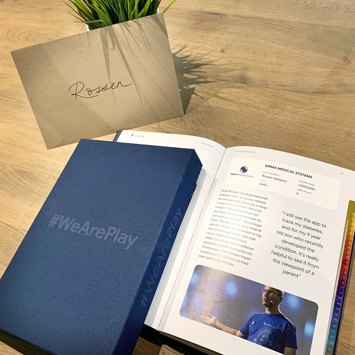 ✨ The official #WeArePlay book has finally arrived, and it's even better than we imagined, especially our page!

We're deeply grateful to <a href="/Google/">Google</a> for shining a spotlight on our dedication and recognizing the transformative impact of our Diabetes:M platform.

#diabetes #app