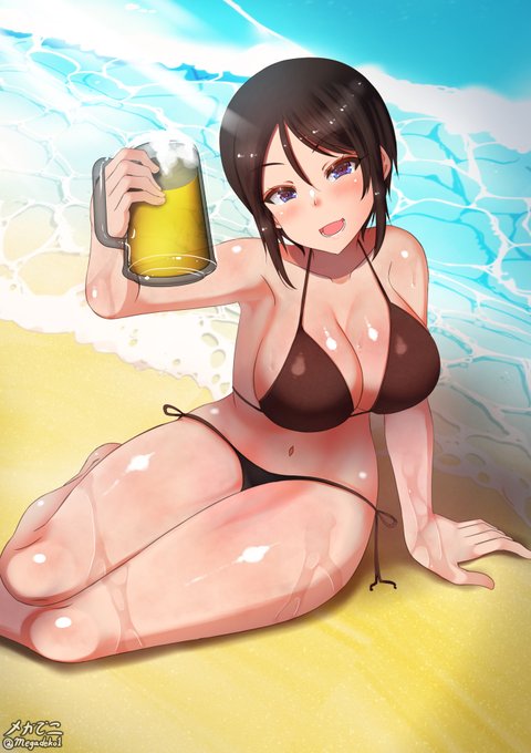 蝶野さん,お誕生日おめでとうございます✨!
ビールのポスター風の蝶野さんです🤭。 