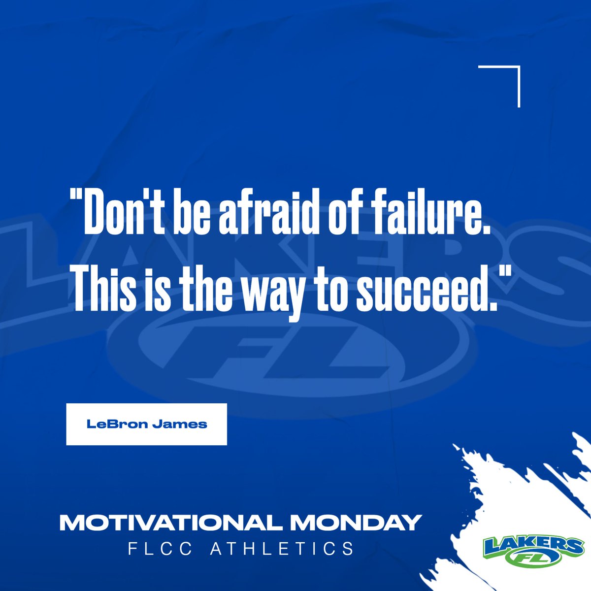 It's Motivational Monday! Let's have another great week Lakers!

#FLCCAthletics | #MotivationalMonday https://t.co/2WVShaLfxe