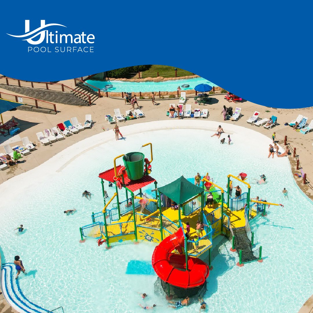 ULTPoolSurface's tweet image. Our specially designed slip-resistant material provides one of the most sure-footed surfaces available. Zero-depth areas, wading pools, steps, benches, and aquatic playgrounds are ideal areas for Ultimate Pool Surface’s embossed material.

#Safety #SlipResistant #SplashPad