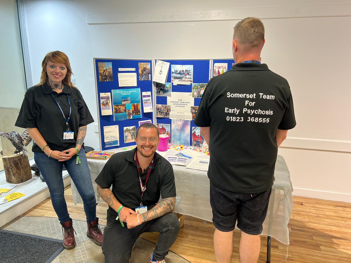 Last Saturday Dave, Ryan &amp; Lenka supported the launch of the Trashtrail, raising awareness about STEP &amp; recovery from psychosis 🤩 #EIP <a href="/SomersetFT/">Somerset NHS Foundation Trust</a>