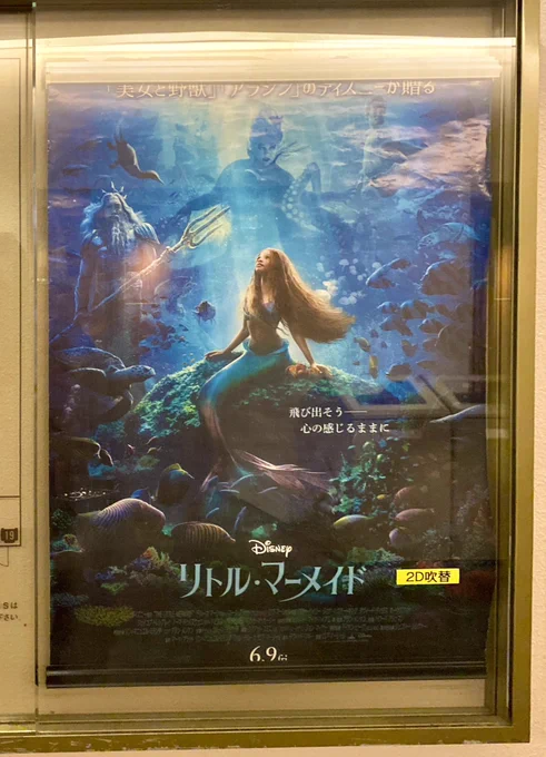 週末に見て来た  リトマめちゃくちゃ良かった…!見るまで思うところあったけどちゃんと見て良かった…!日本キャストさんの歌聴きたくて吹替で見た!サントラ欲しい🧜‍♀️  君どうは難しかった😂でも色んな箇所で今までの歴代作品を感じられて楽しかった👏