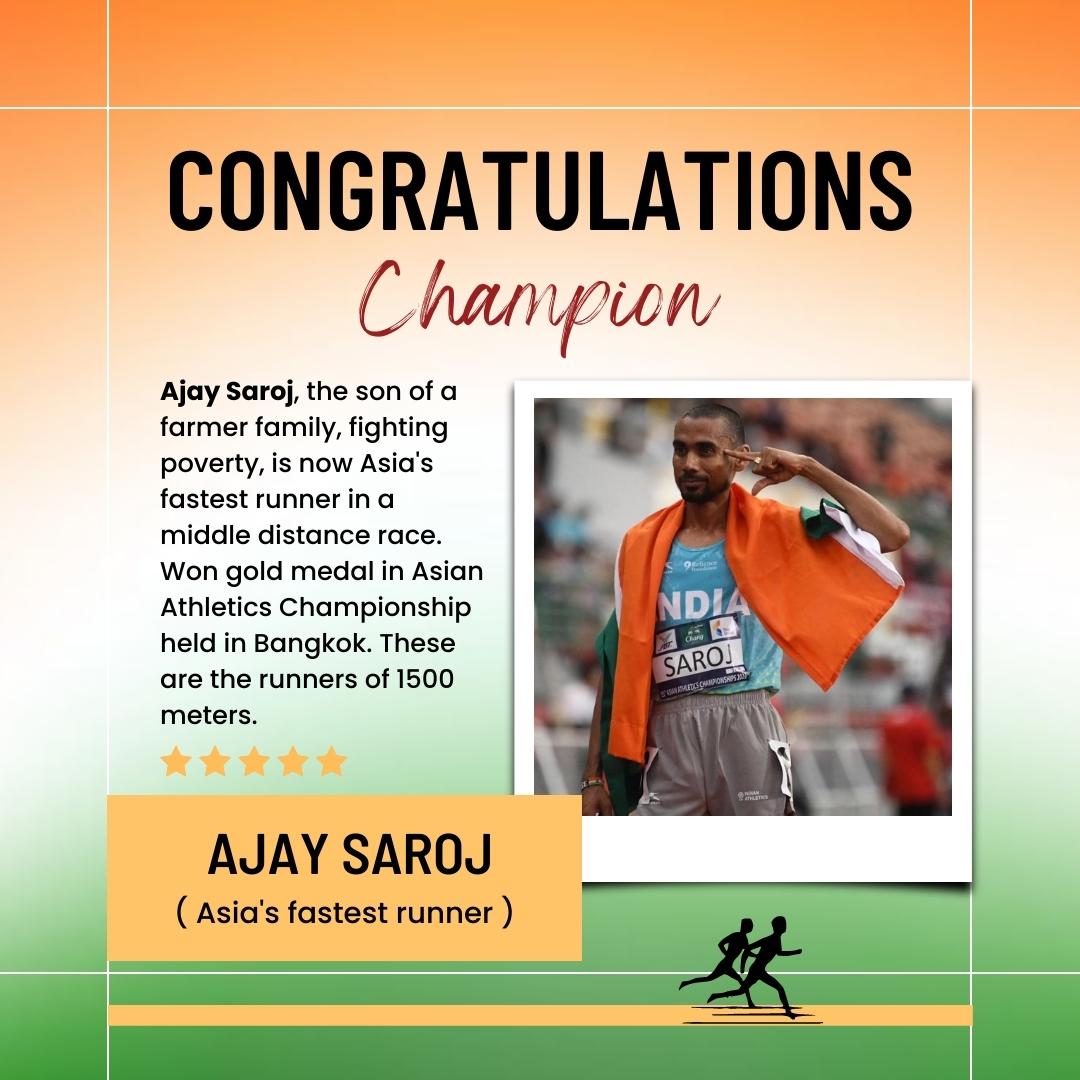KaycommRealty's tweet photo. Heartiest congratulations to the gold medalist of 1500 who created history https://t.co/I8Isnm40Co