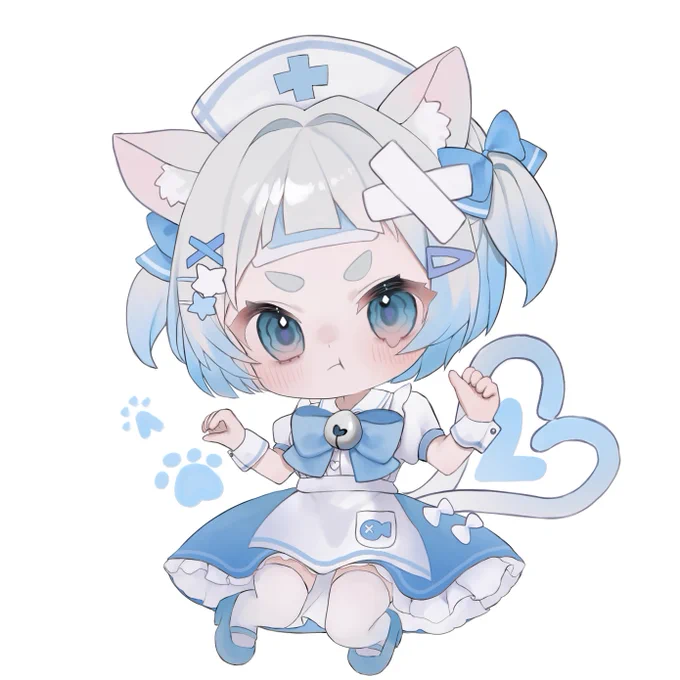 オリキャラくんちゃんのデザインに取り入れたいので好きな要素教えてください…  例:雨、星、タコ、泣き顔、その他なんでも…!!!! 初めてのアクキーのデザインにしたいので何卒〜!!