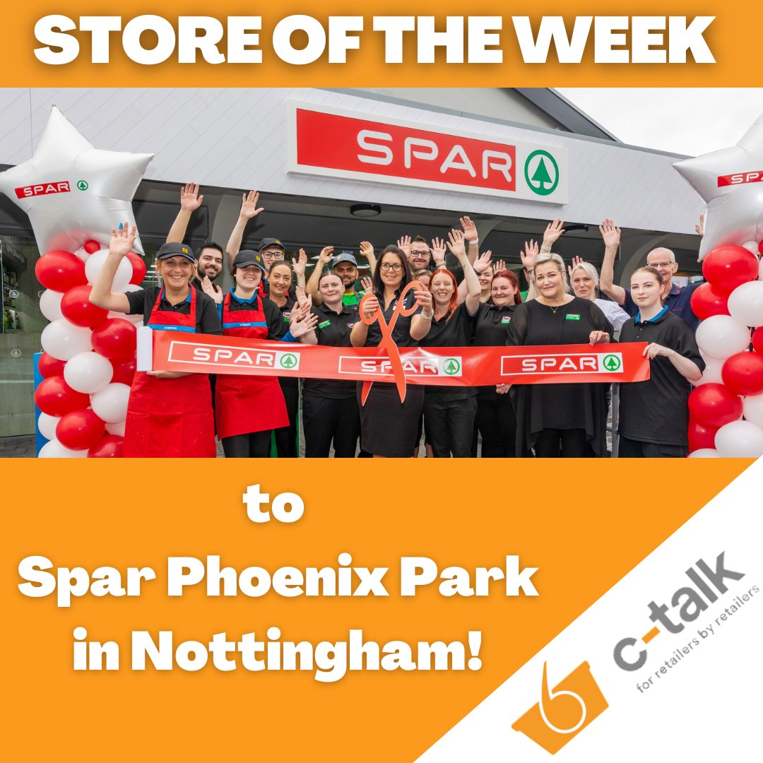 conveniencetalk's tweet photo. 🎉STORE OF THE WEEK🎉
🛒@SPARintheUK Phoenix Park in Nottingham!🛒
Congratulations Spar Phoenix Park on their new opening- impressively hosting a @GreggsOfficial & @Subway franchise!😄
READ ABOUT THE OPENING HERE: https://t.co/bCgNdAzjyk
#storeoftheweek #spar #sparretail #conveniencestore #convenienceretail #retailers #greggs #subway