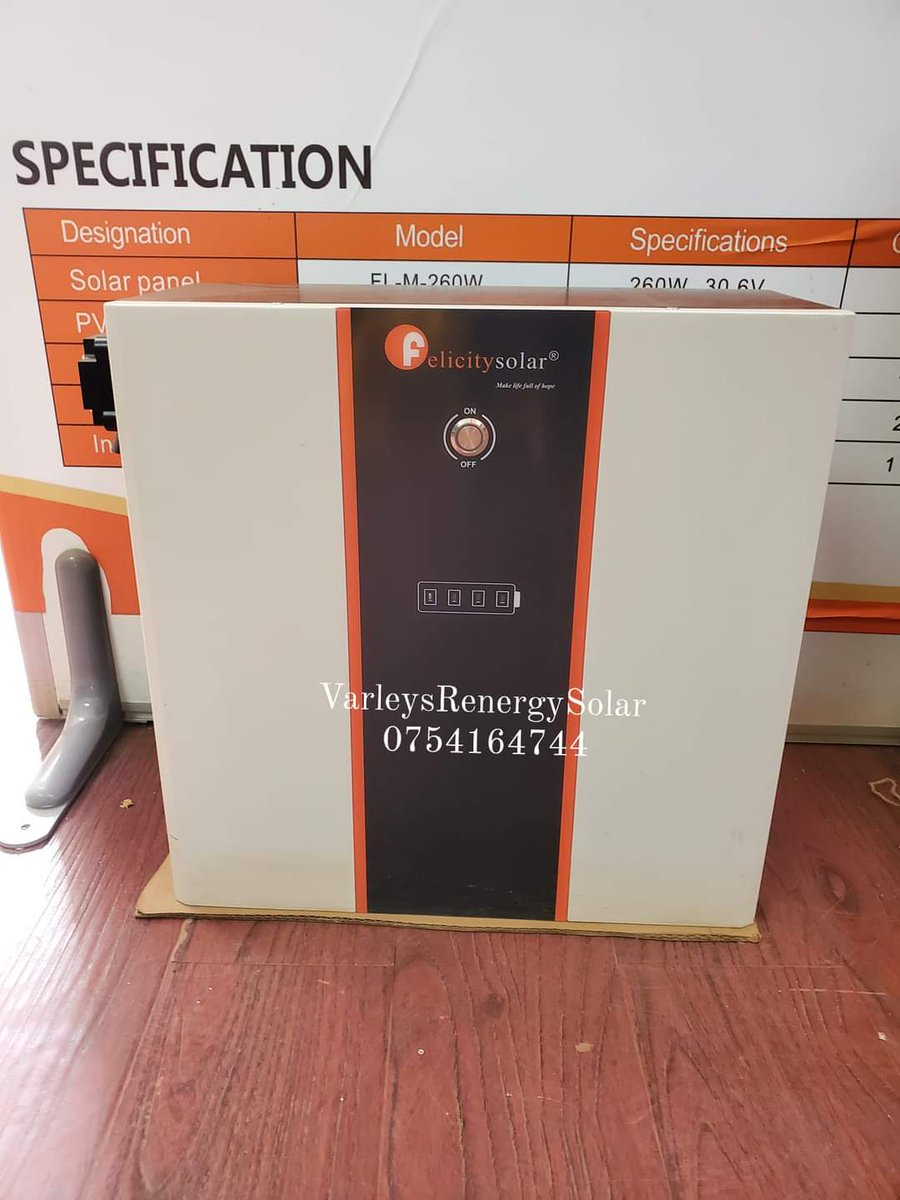 ninsiima_emilly's tweet image. LiFePO4 Battery System 
24V 200Ah
48V 200Ah
48V 150Ah
For more details and orders call or whatsapp me on 0754164744. 
Located in Ntinda on former Tuskys building behind parking yard. 
#LithiumIronPhosphateBattery