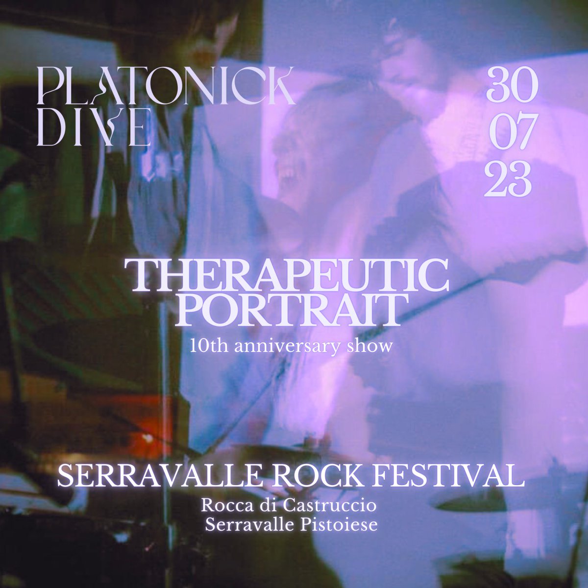 This Sunday Platonick Dive will perform at Serravalle Rock to celebrate 10 years since their first album 'Therapeutic Portrait.' During the live, the band will give fans in attendance a #POAP #NFTs  #Onlymusix 
Check their collection: onlymusix.com/user/platonick…
#MusicNFTs #rockmusic