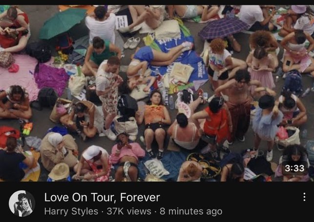 this will be a video people will watch in nostalgia and wish that they were able to experience the era of young harry styles and love on tour. for those of the future, it will be history, but for us, it’s the memories we won’t stop revisiting.