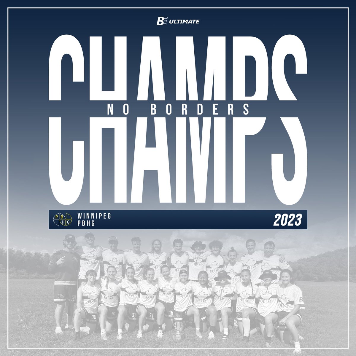 .<a href="/PBHGultimate/">PBHG Ultimate</a> go undefeated and win 2023 No Borders in the Mixed Division🏆