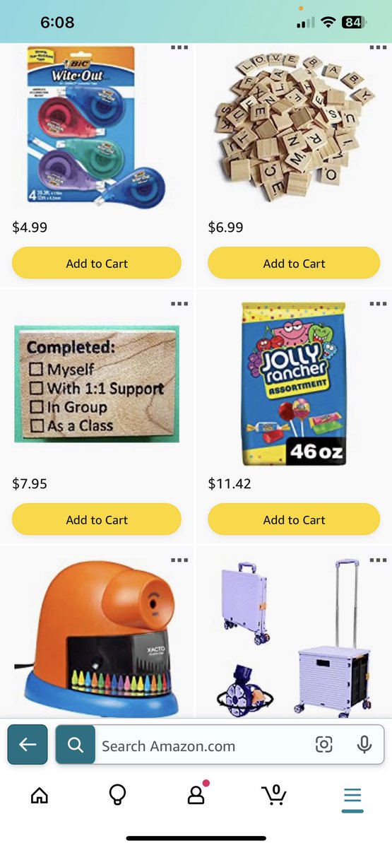 @ChrisMi44585705 <a href="/Jmuilenburg6/">Jessica Muilenburg</a> <a href="/amazon/">Amazon</a> I only have 6 items left! Any help would be amazing 🤩! Please help if you can and rt! 🤗 #clearthelist #clearthelist2023 <a href="/amazon/">Amazon</a> #BetterTogether 

Amazon: amazon.com/hz/wishlist/ls…

Teacher Dream items: amazon.com/wedding/april-…