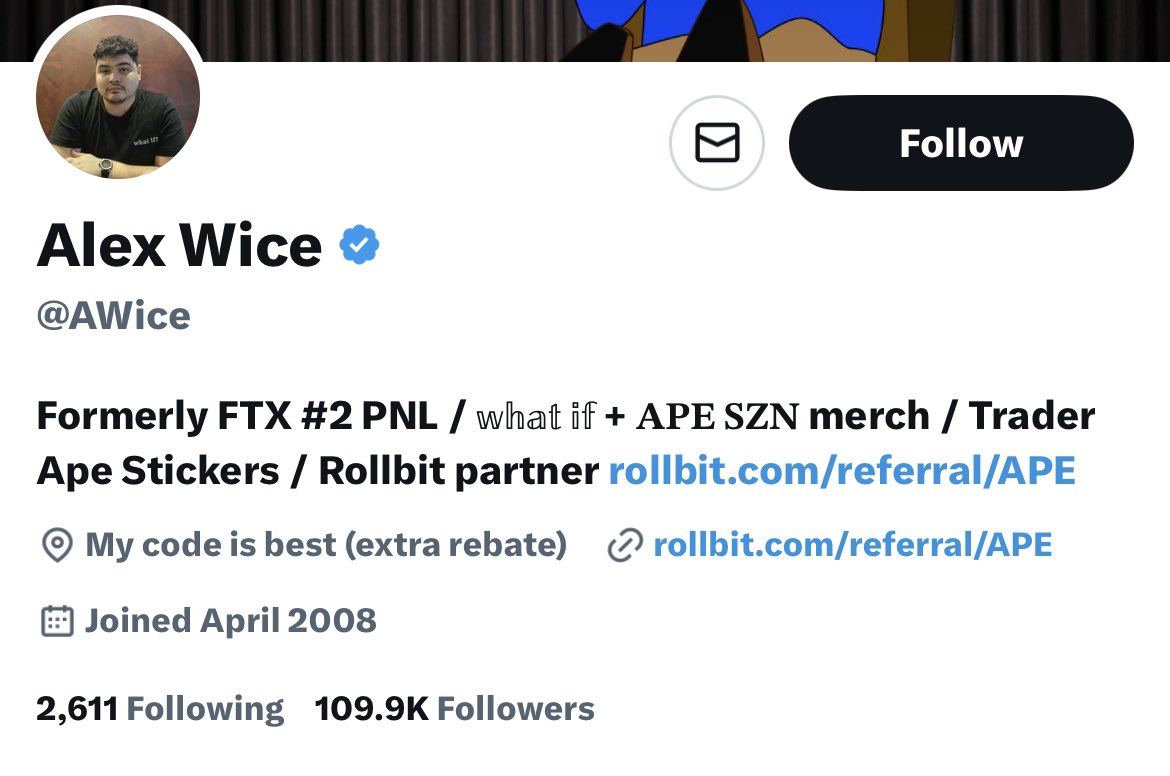 Join us this week on Weds 1pm est for Rekt Radio Episode 34 w/ Special Guest <a href="/AWice/">Alex Wice</a>!

This is one of Alex’s 1st interviews in a loooong time and we’re looking forward to hearing about his past and getting his views on all things trading.  There’s no denying Alex is on of the