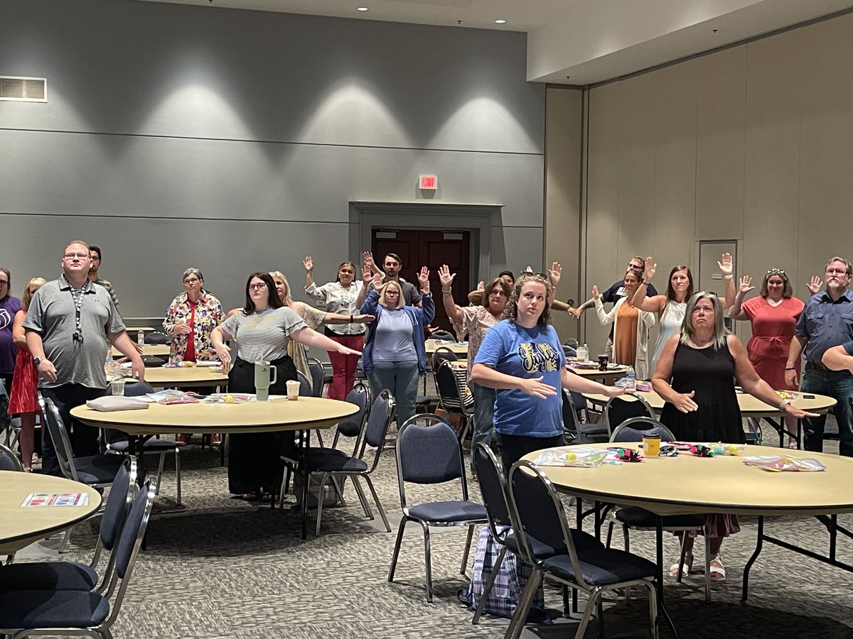 KEDCCRRSADL's tweet photo. Practicing strategies to promote mindfulness, calming + positive vibes, and create a welcoming classroom environment with Jordan Letcher-Williams at the #KEDCINSTITUTE Day 1! You can still join us M-W in Morehead! @kedc1 @spedkedc #WeAreKEDC #YourTrustedPartnerInEducation https://t.co/xVxgXbJbFV