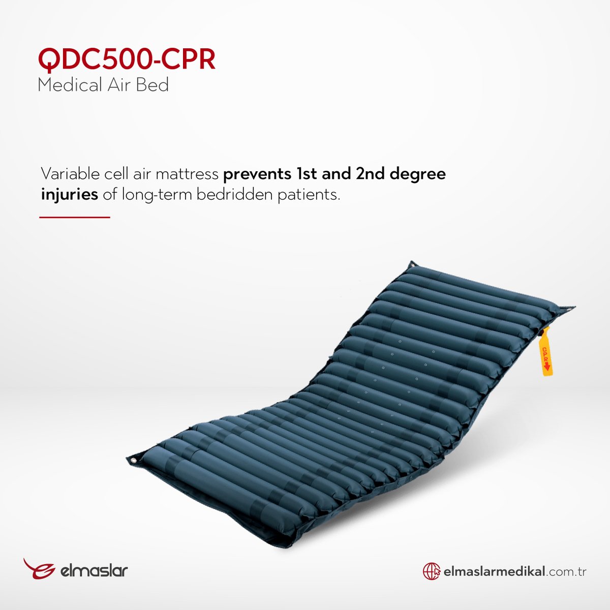 It provides comfort to the patient with its cells. Its height can be adjusted according to the weight of the patient. It is a very easy product to place, use and maintain.

#elmaslar #medical #airbed #hospitalbed