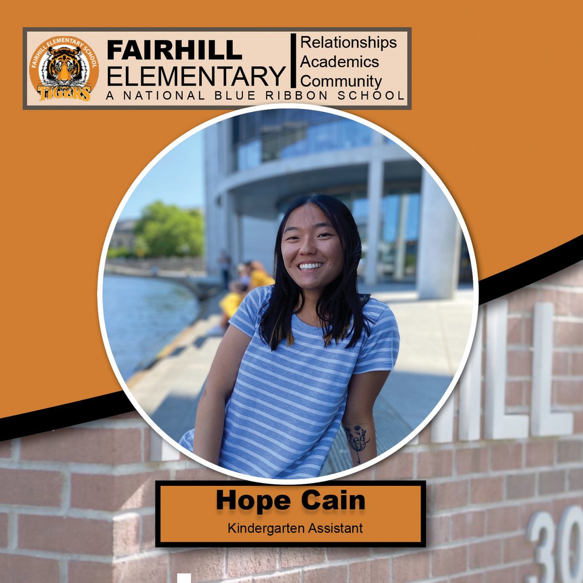 We are so excited to introduce you to our new staff members! Meet Ms. Cain! • She enjoys traveling and have spent recent summers abroad • She likes to explore new coffee shops and restaurants in the area Welcome, Ms. Cain! #fcps @fcpsnews #YouBelongAtFairhill