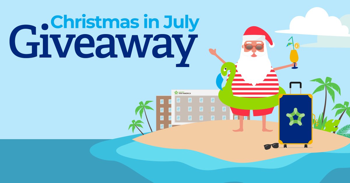 HOW TO ENTER:
-Follow us
-Retweet this Tweet
-Reply to this Tweet with #extendedstaychristmasinjuly &amp; tag 3 friends that should enter. 

Santa will be choosing one winner randomly! 🎅 

#giveaway #contest #sweepstakes #christmasinjulygiveaway <a href="/FreeStuff2Win/">Contests / Freebies / Offers</a> @GA_Contest01