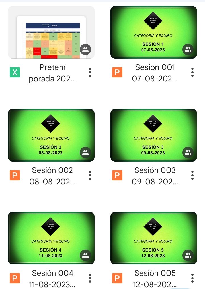 Gutty17_coach's tweet photo. ▶️ Comparto planificación 

Archivo Pretemporada en 39 días y 22 sesiones de entrenamiento para equipos de F11 (Cadete-Juvenil-Aficionado)

Formato Excel y PowerPoint para modificar y ajustar tu equipo, n° jugadores, cognitivo ...

@Bibliosport_es

https://t.co/UBjbXI7S42 https://t.co/YgTDgxx4Fo