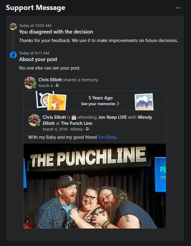 copywriterx's tweet photo. @facebook @Meta @facebookapp @fbsecurity You removed this 5 year old post today with no explanation other than showing me a blurb about "spam." This violates zero community guidelines. Is someone going Adolf Hitler over there today? You guys gearing up for another election cycle? https://t.co/UJZiL7D15S