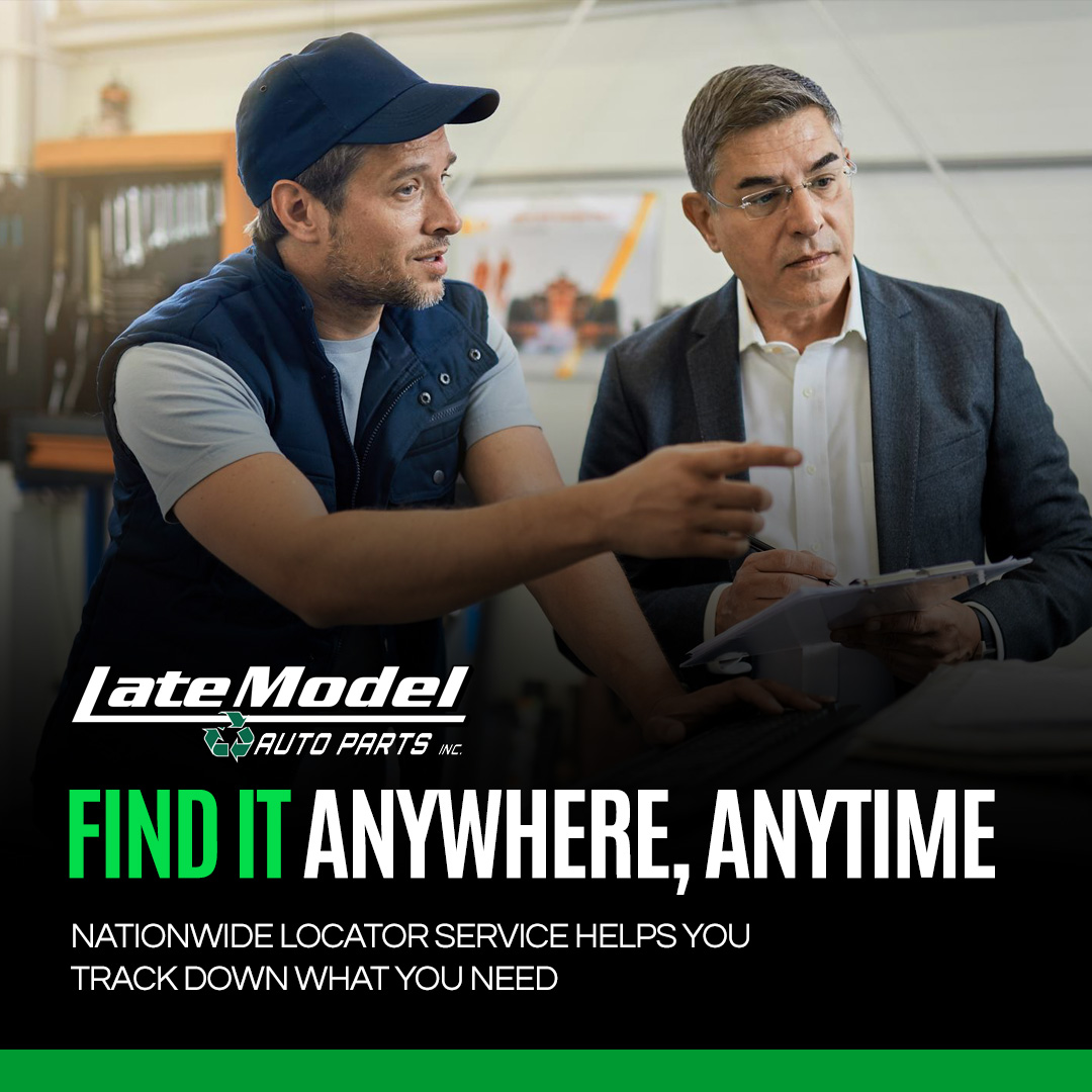 Looking for a specific auto part? Our locator service makes it easy to track down what you need, no matter where you are in the country. Trust Late Model Auto Parts to help you find the perfect match for your vehicle. 🚙📍 #LateModelAutoParts #LocatorService #FindItAll