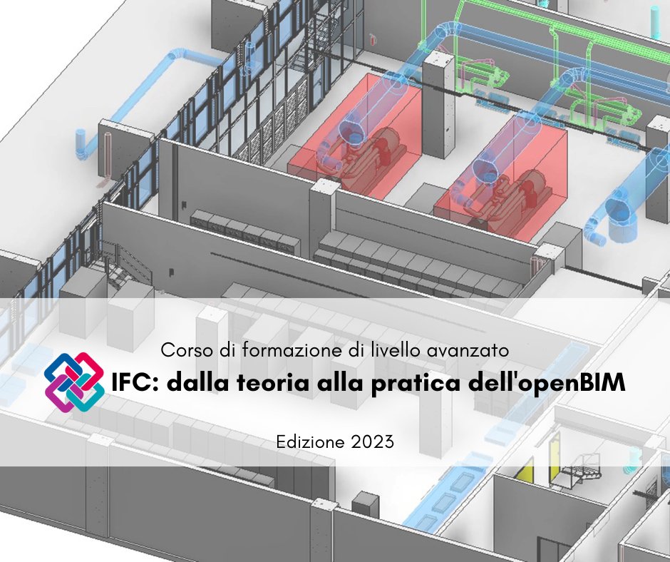 #IBIMI, capitolo italiano di #buildingSMART International, l'ente mondiale che ha sviluppato lo standard #IFC , è lieta di presentare il #corso di livello avanzato: "IFC: dalla teoria alla pratica dell'#openBIM"  Per maggiori informazioni ibimi.it/corso-ifc/
#BIM