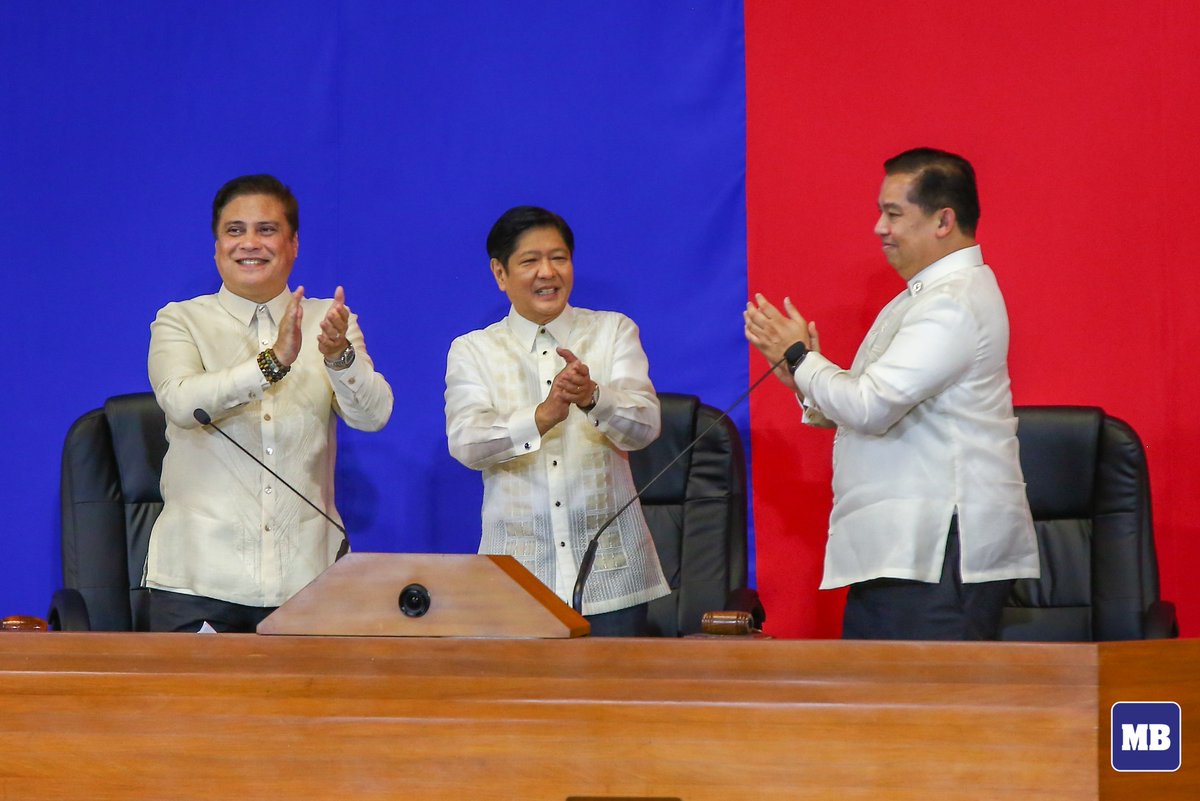 manilabulletin's tweet image. LOOK: Photos taken at the plenary hall of the House of Representatives in Quezon City during the second State of the National Address (SONA) of President Ferdinand R. Marcos Jr. on Monday, July 24, 2023. | #SONA2023

📷: Noel B. Pabalate | #ManilaBulletin