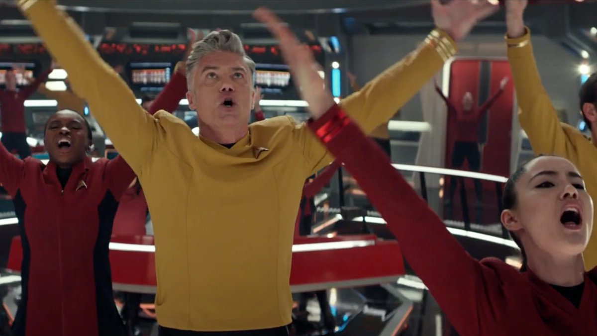 ImagineFigures's tweet photo. No I am sorry I can't support a #StarTrek musical. 

#StrangeNewWorlds has gone to far. I don't care if the actors have the ability to sing. It's one thing to have a song featured in StarTrek, but it isn't ment to be a musical.

#IHateMusicalEpisodes 
🤢 😫 🤬 https://t.co/M1HIawxUQu