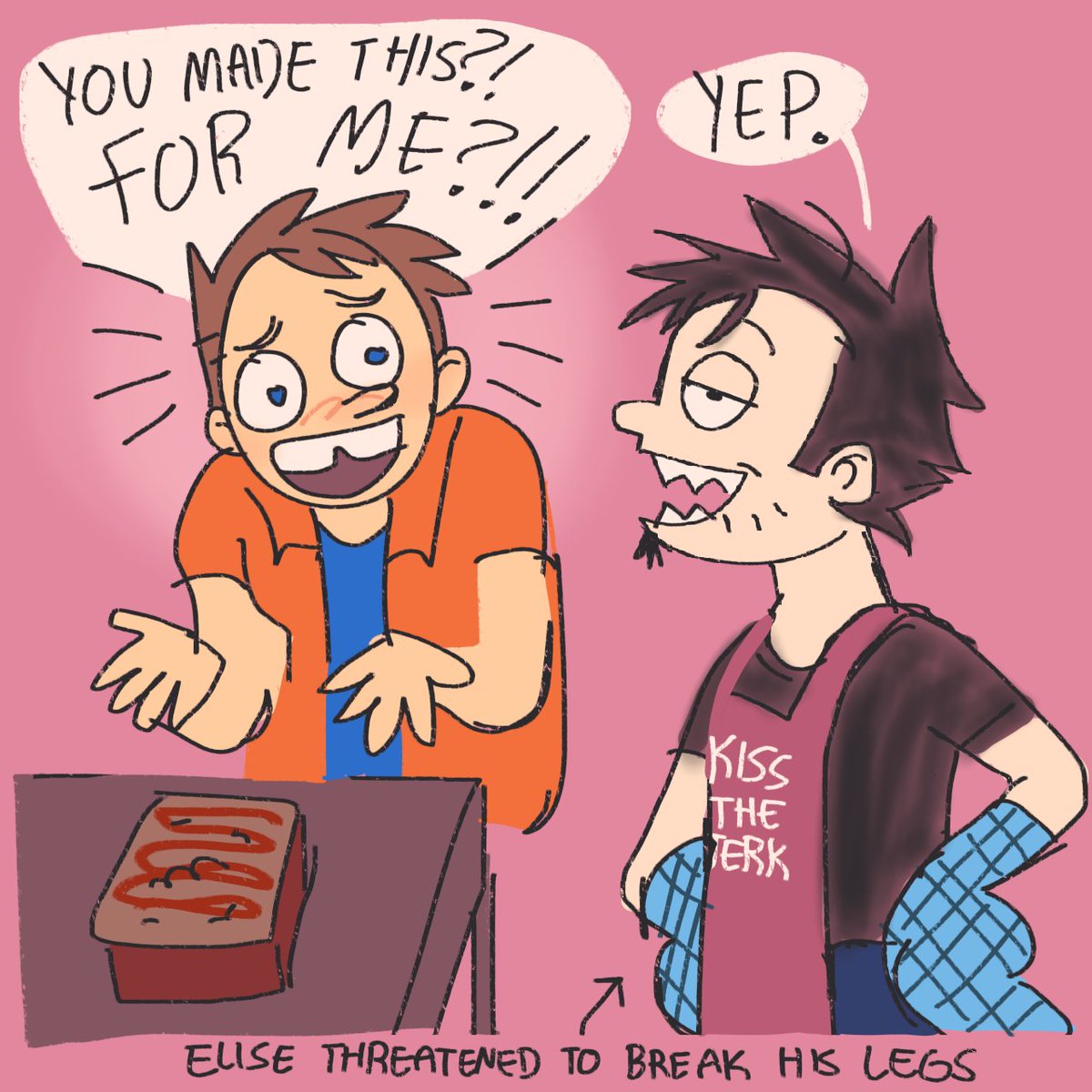 megandoesart1's tweet photo. apology meatloaf #buddyshipping https://t.co/oMw9p1j1Fw